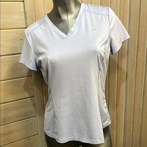 Fila Baby Blue Fitted Short Sleeve Tee